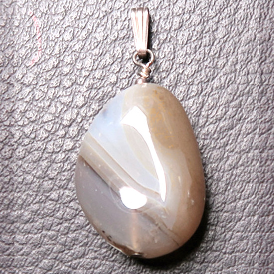 Pendentif Agate et Argent