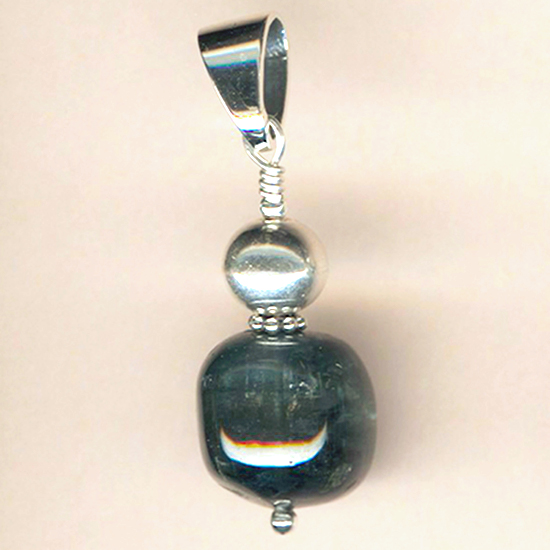 Pendentif Tourmaline et Argent