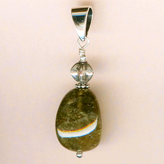 Pendentif Tourmaline et Argent