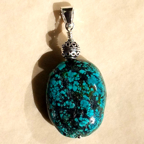 Pendentif Turquoise et Argent