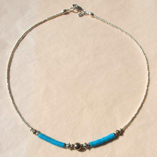 Collier Turquoise et Argent