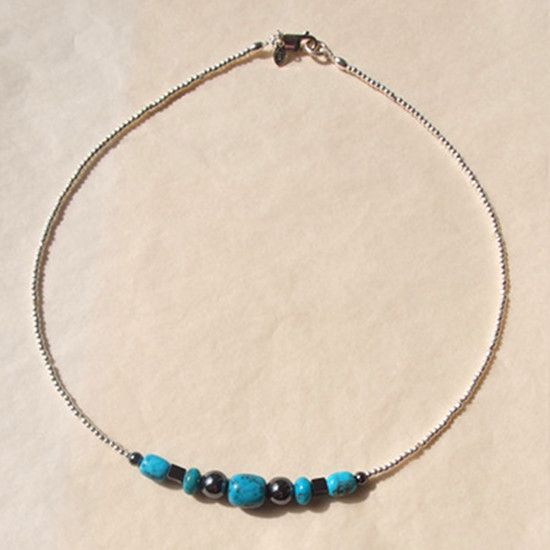 Collier Turquoise et Argent