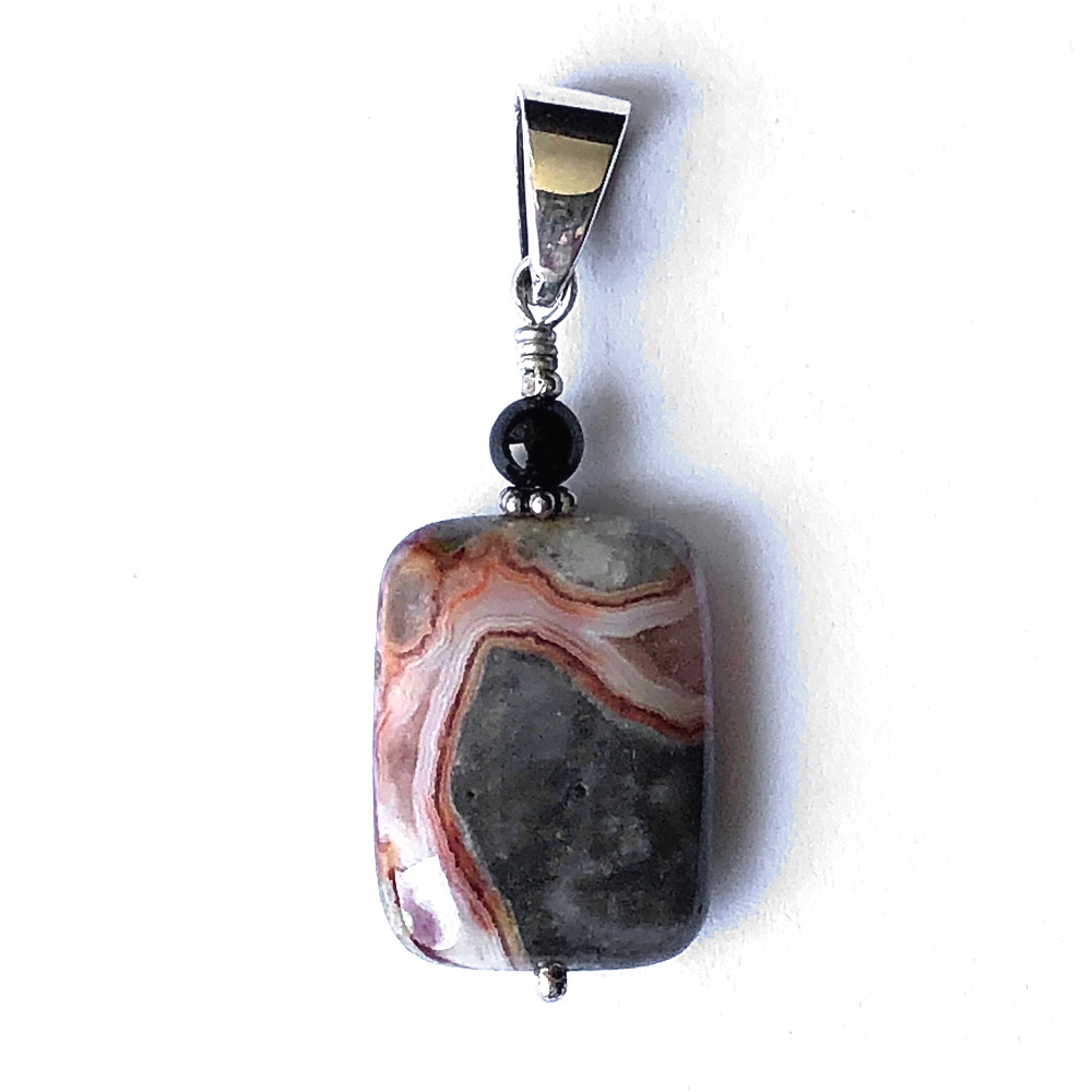Pendentif Jaspe et Argent