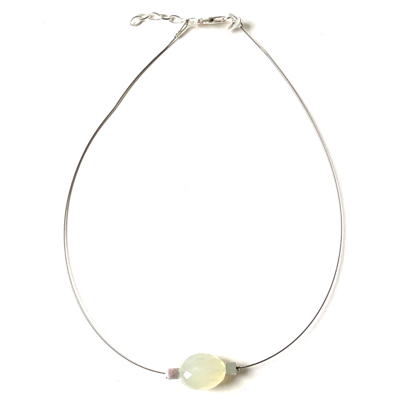 Collier Quartz et Argent