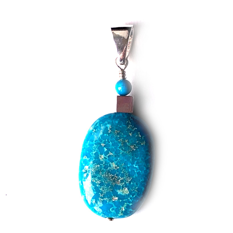 Pendentif Turquoise et Argent