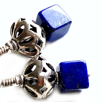 Boucles d'oreilles Lapis Lazuli et Argent