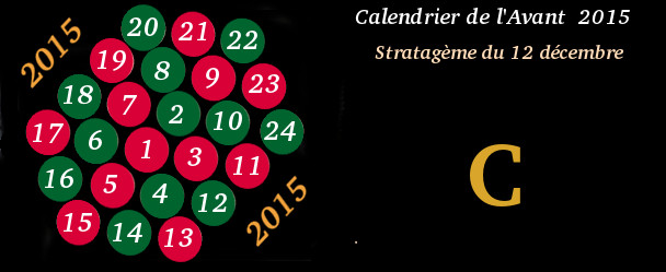 Bijoux Stratagemme - Calendrier de l'Avent 2015