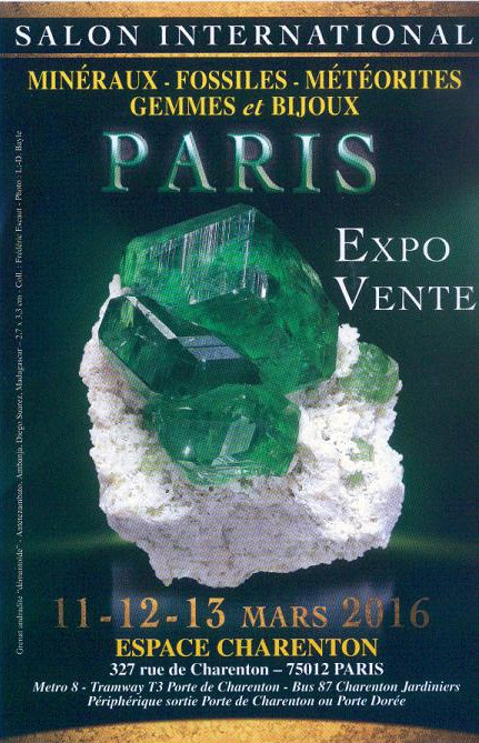 Salon International de PARIS 2016 - Minéraux et Bijoux
