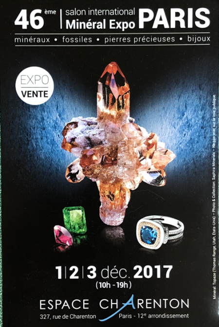 Salon Minéraux et Bijoux PARIS Décembre 2017