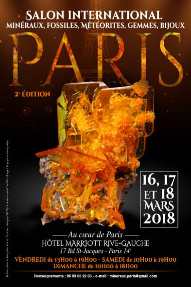 Salon International Minéraux, Gemmes, Bijoux - PARIS 2018