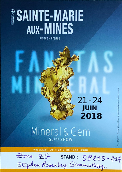 Mineral & Gem - Salon International des Minéraux et Bijoux 2018