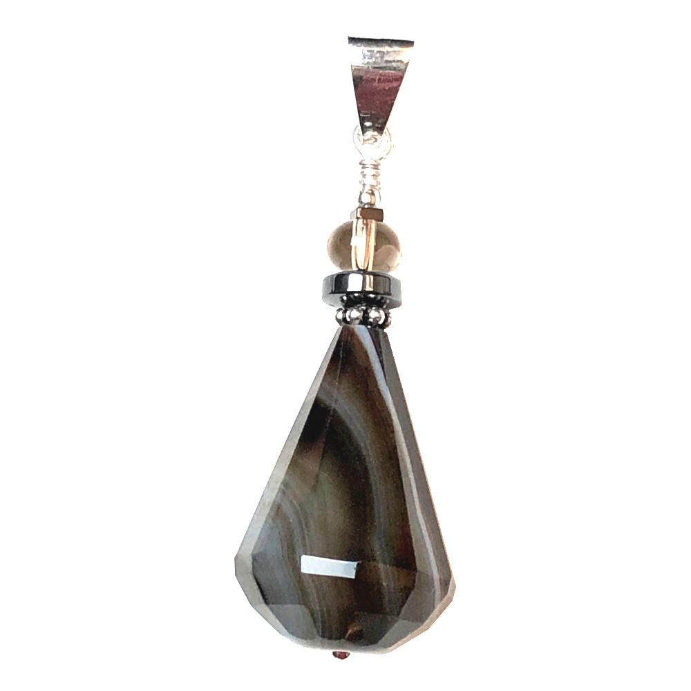 Pendentif Agate et Argent