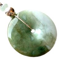 Pendentif Jade jadéite et Argent