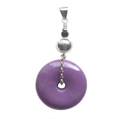 Pendentif Phosphosidérite et Argent