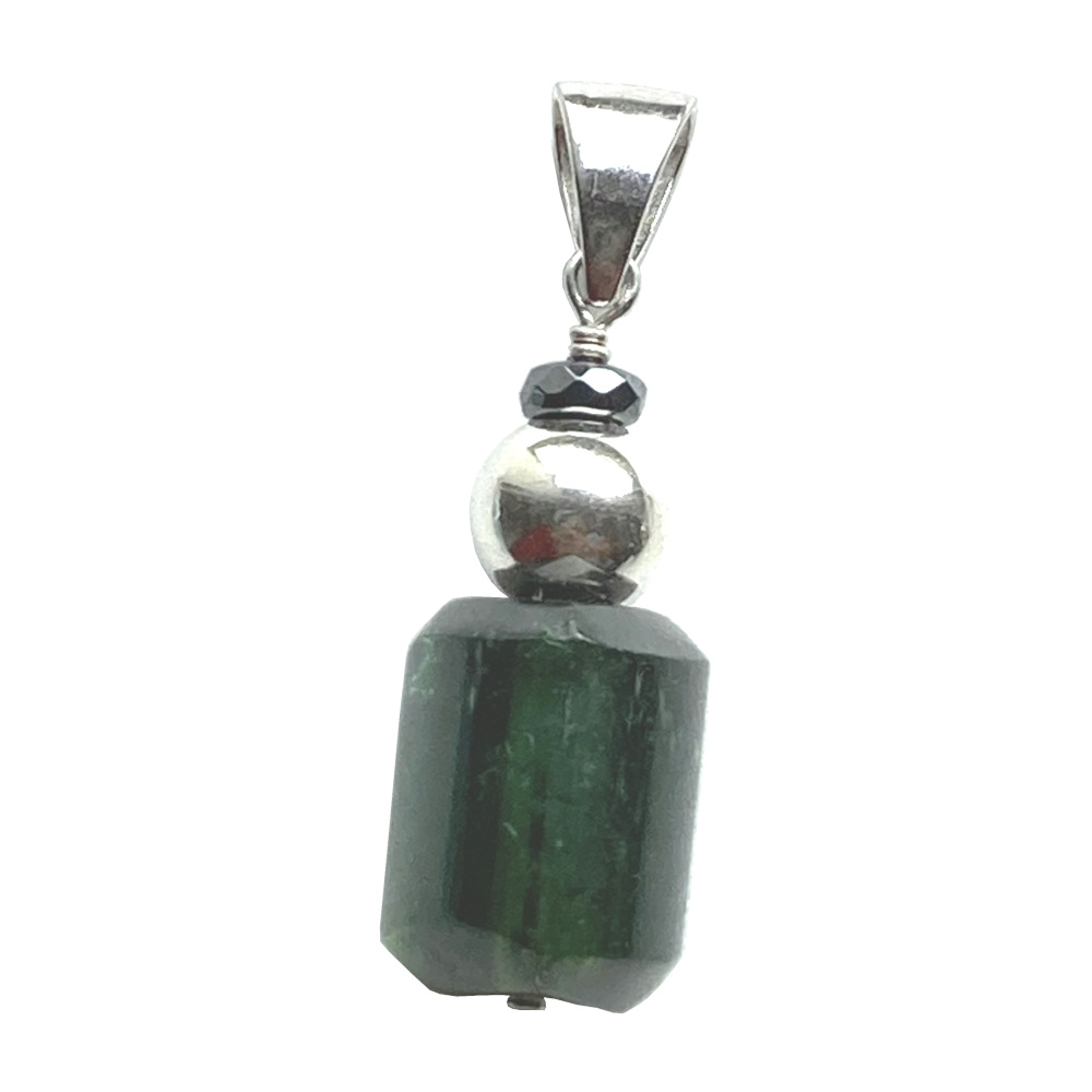 Pendentif Tourmaline et Argent