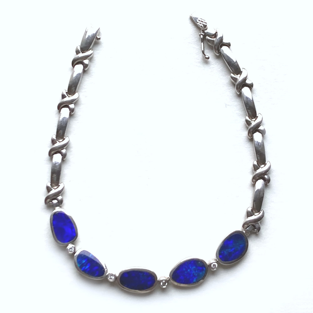 Bracelet Opale et Argent