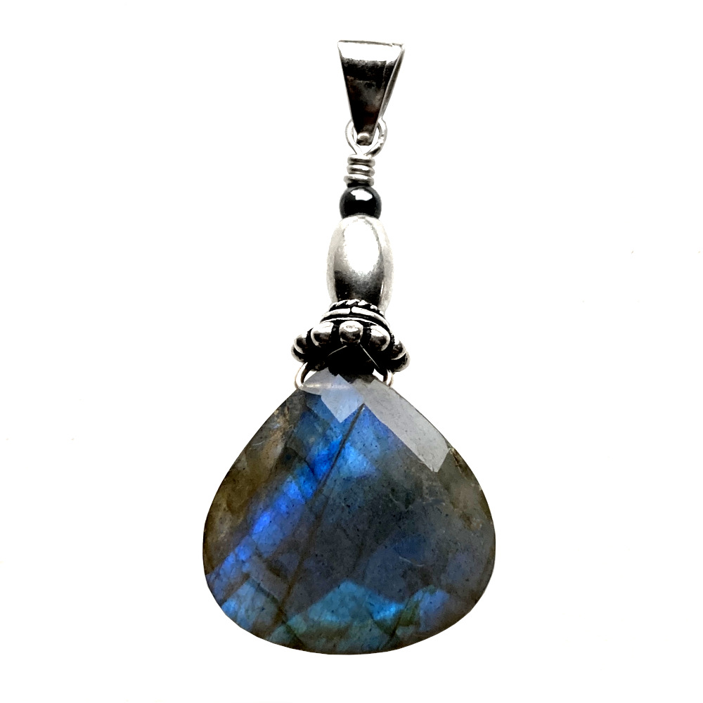 Pendentif Labradorite et Argent