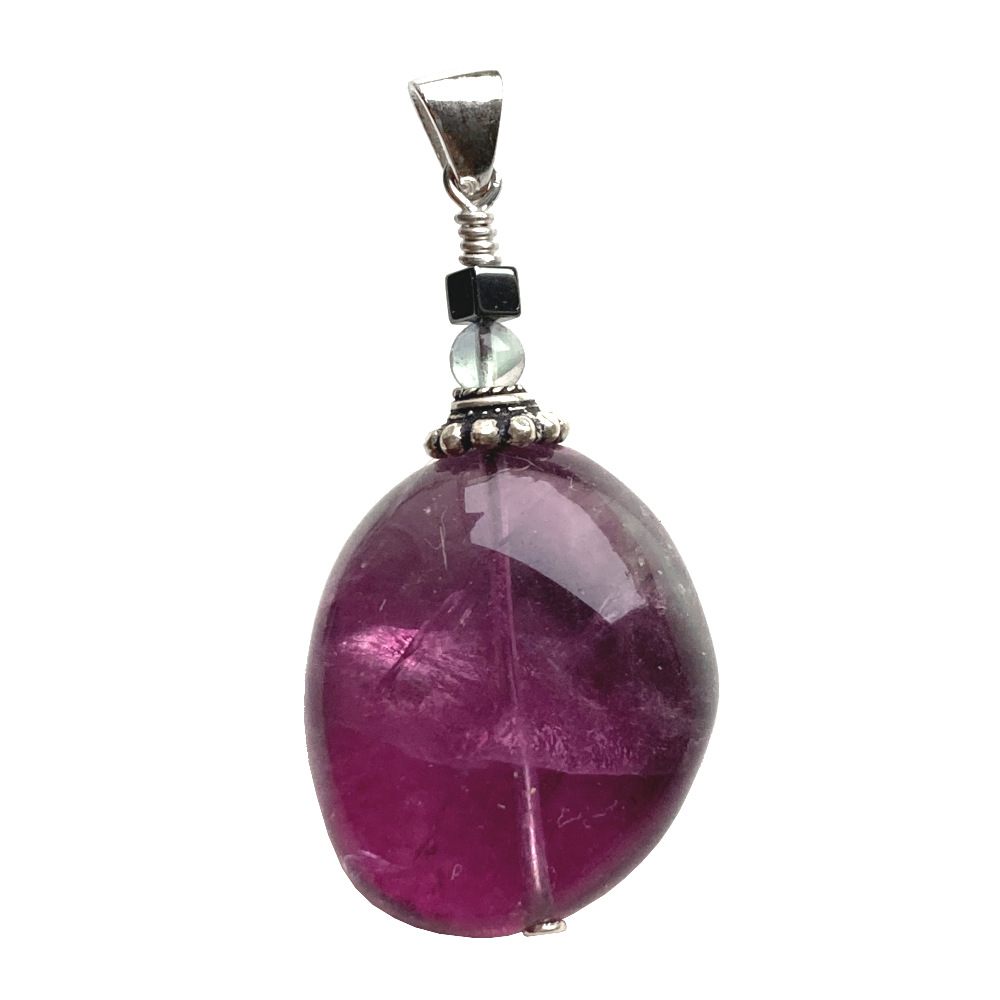 Pendentif Fluorite et Argent