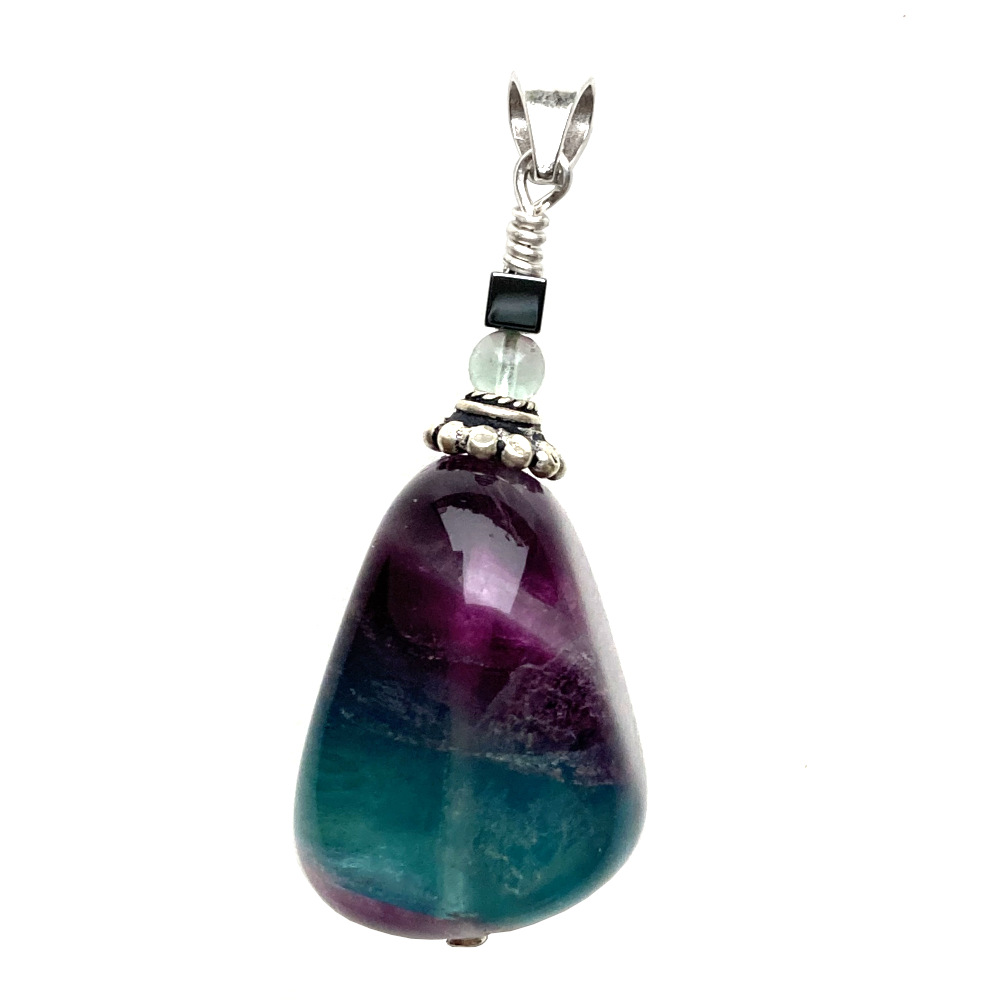 Pendentif Fluorite et Argent