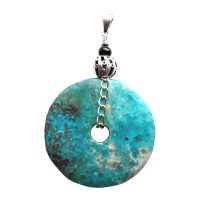 Pendentif Chrysocolle et Argent