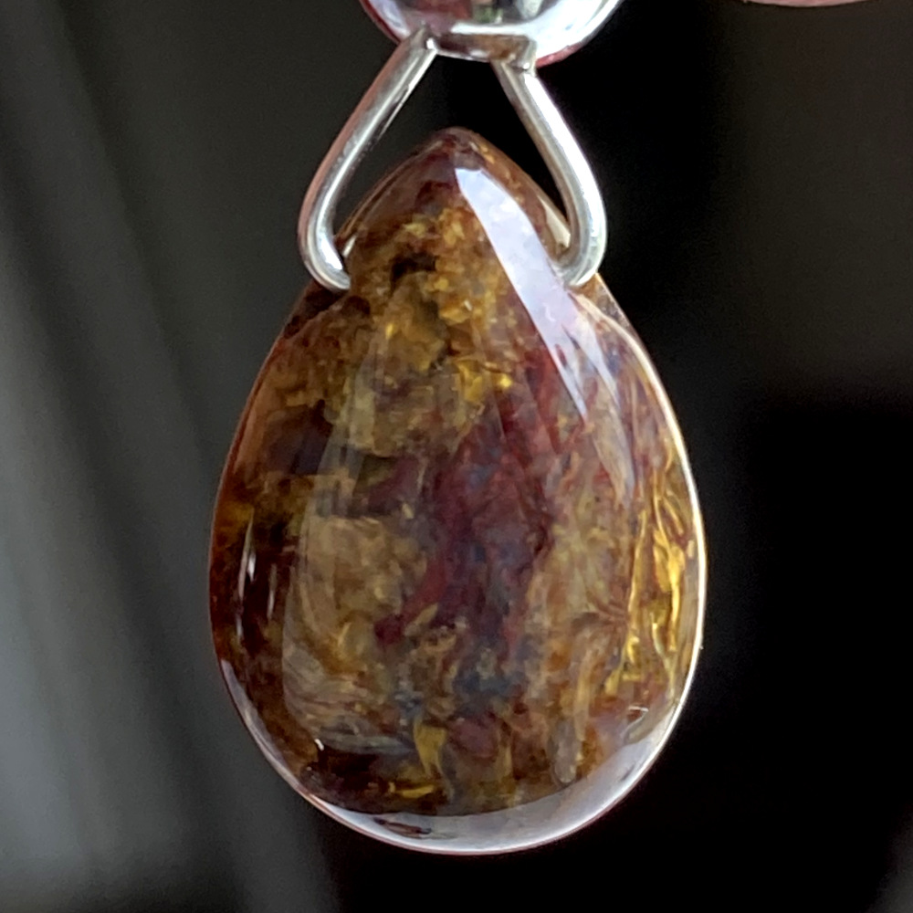 Boucles d'oreilles Piétersite et Argent