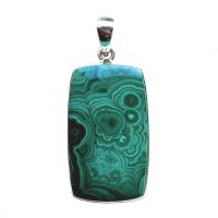Pendentif Malachite et Argent