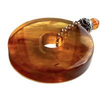 Pendentif Ambre et Argent